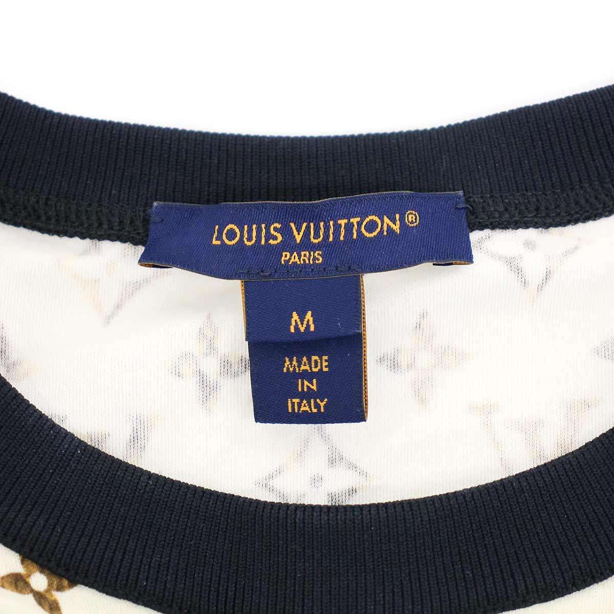 LOUIS VUITTON ルイヴィトン 23SS パイソンモノグラムプリントTシャツ 262 FOTS48 ベージュ M LOUIS VUITTON ルイヴィトン 23SS パイソンモノグラムプリントTシャツ