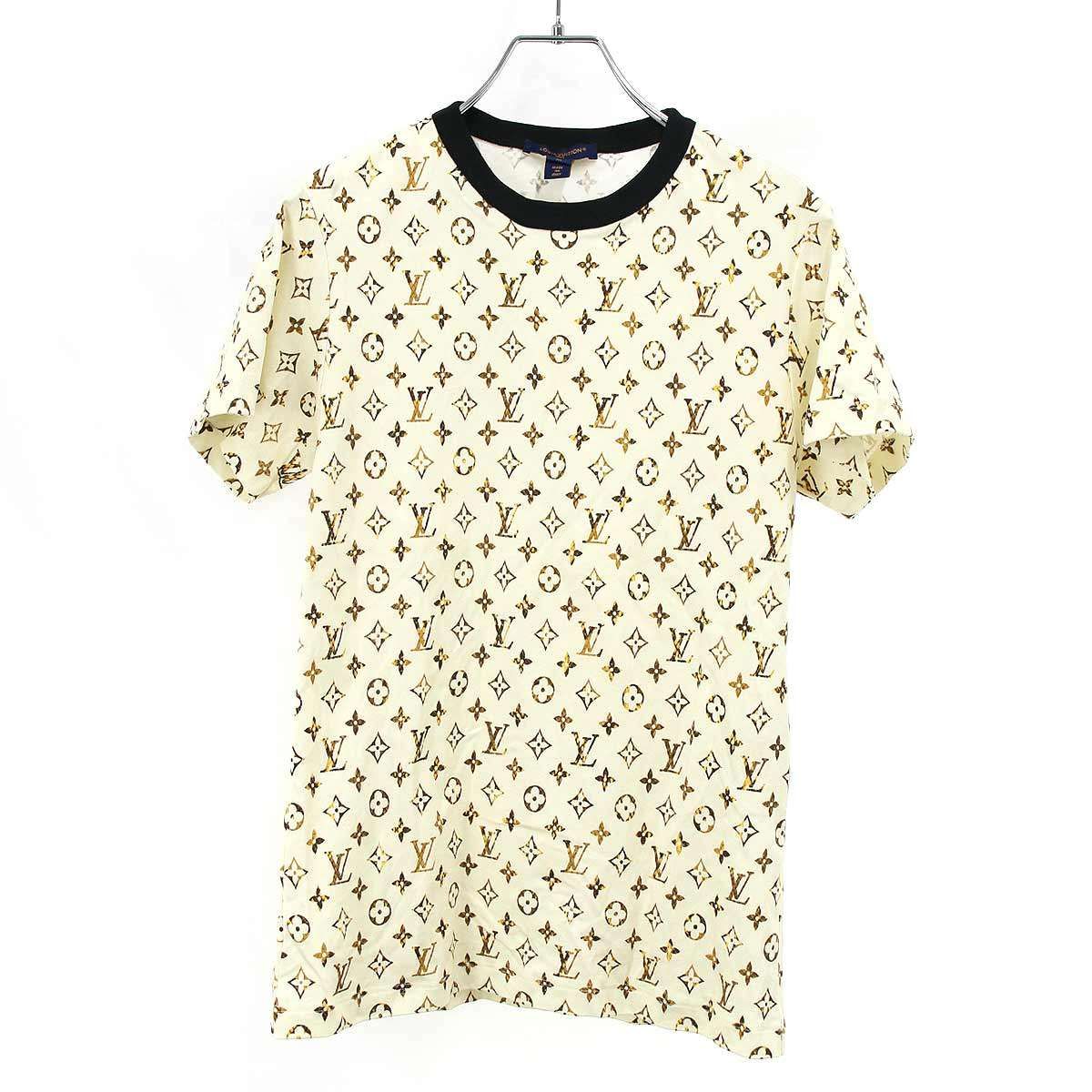 LOUIS VUITTON ルイヴィトン 23SS パイソンモノグラムプリントTシャツ 262 FOTS48 ベージュ M LOUIS VUITTON ルイヴィトン 23SS パイソンモノグラムプリントTシャツ