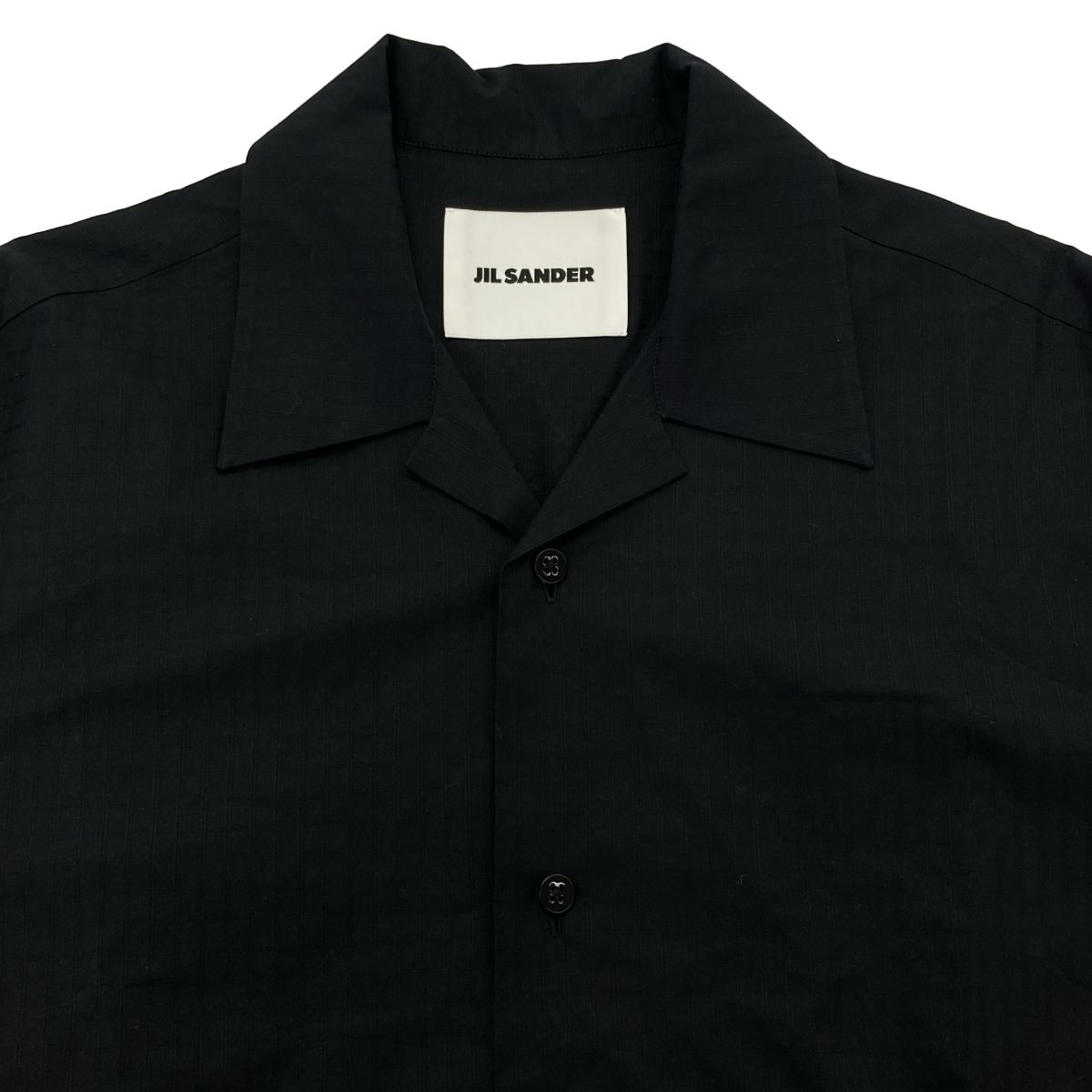 JIL SANDER ジルサンダー 25AW コットンポプリンチェックオープン