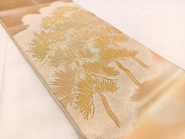 平和屋着物◎太鼓柄袋帯 松文 金銀糸 正絹 逸品 BAAW8724yc - メルカリ