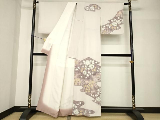平和屋着物●訪問着　辻が花　流水花文　正絹　逸品　AABH4620ck 平和屋着物○訪問着 辻が花 流水花文 正絹 逸品 AABH4620ck - メルカリ
