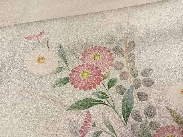 平和屋着物●訪問着　友禅　花鳥文　暈し染め　金彩　正絹　逸品　AABH5273ph 平和屋着物○訪問着 友禅 花鳥文 暈し染め 金彩 正絹 逸品 AABH5273ph