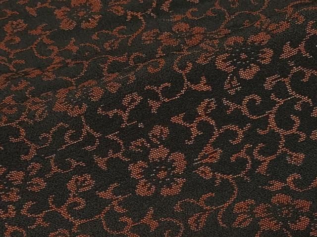 平和屋着物＃羽織　花唐草文　黒地　正絹　逸品　CABF1292in 平和屋着物＃羽織 花唐草文 黒地 正絹 逸品 CABF1292inの通販 by 平和
