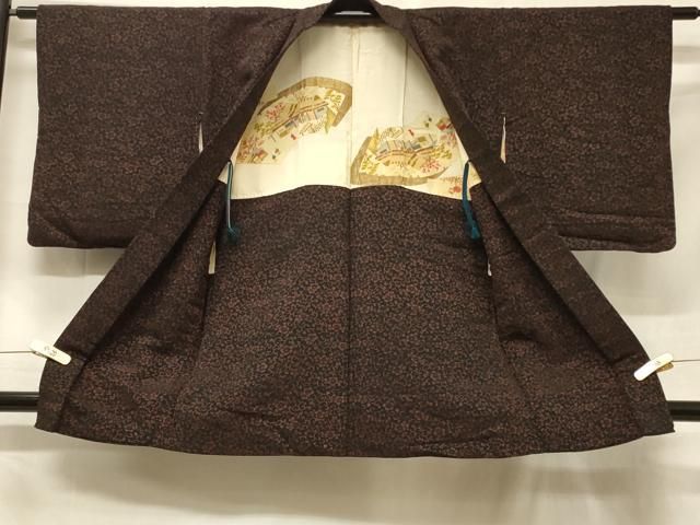 平和屋着物＃羽織　花唐草文　黒地　正絹　逸品　CABF1292in 平和屋着物＃羽織 花唐草文 黒地 正絹 逸品 CABF1292inの通販 by 平和