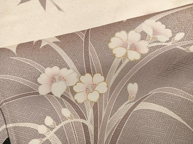 平和屋着物○訪問着 草花文 金彩 正絹 逸品 AABH6906ph - メルカリ