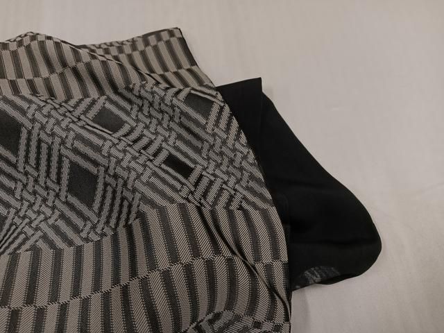 平和屋着物○お召 幾何学文様 正絹 逸品 AABH6927ph - メルカリ
