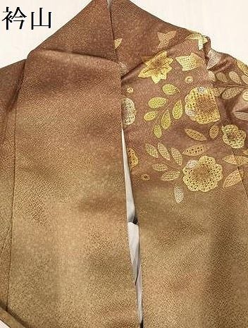 平和屋着物●訪問着　辻が花　中国三大刺繍　スワトウ刺繍　汕頭刺繍　暈し染め　金通し地　正絹　逸品　AABH6932ph 平和屋着物○訪問着 辻が花 中国三大刺繍 スワトウ刺繍 汕頭刺繍 暈し