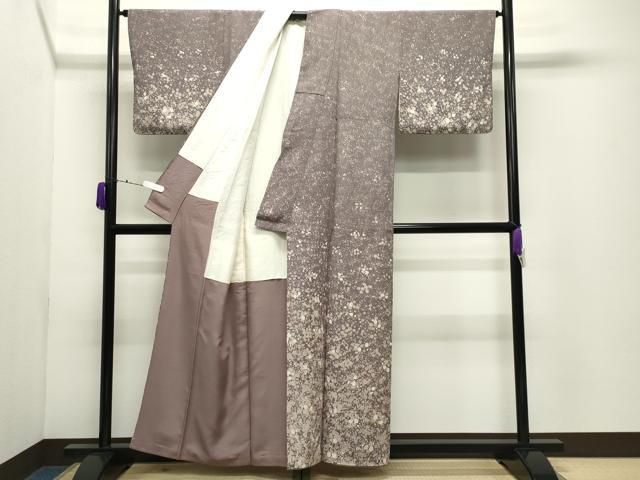 平和屋着物●訪問着　紬地　ろうけつ染　作家物　吉祥文　正絹　逸品　CABD9247gh 平和屋着物○訪問着 紬地 ろうけつ染 作家物 吉祥文 正絹 逸品