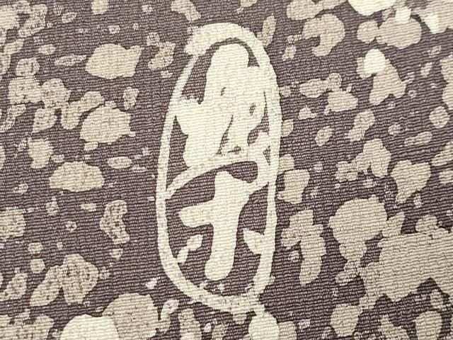 平和屋着物●訪問着　紬地　ろうけつ染　作家物　吉祥文　正絹　逸品　CABD9247gh 平和屋着物○訪問着 紬地 ろうけつ染 作家物 吉祥文 正絹 逸品