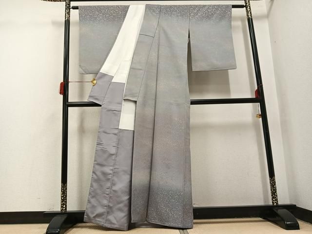 平和屋着物○お召 訪問着 花唐草地紋 正絹 逸品 AABH6936ph - メルカリ