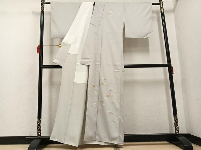 平和屋着物○訪問着 友禅 松 草花文 金彩 正絹 逸品 AABH6959ph - メルカリ