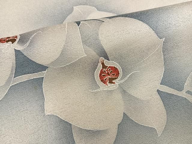 平和屋着物●訪問着　紬地　手描き　胡蝶蘭　正絹　逸品　AABH8250ph 平和屋着物○訪問着 紬地 手描き 胡蝶蘭 正絹 逸品 AABH8250ph - メルカリ