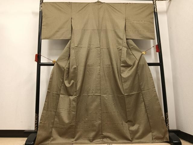 平和屋着物○本場大島紬 染大島 訪問着 霞文 さが美扱い 正絹 逸品