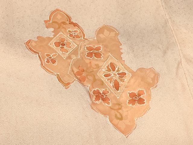 平和屋着物＃羽織　地紋起こし　花唐草文　暈し染め　正絹　逸品　未使用　CABF1363in 平和屋着物＃羽織 地紋起こし 花唐草文 暈し染め 正絹 逸品 未使用