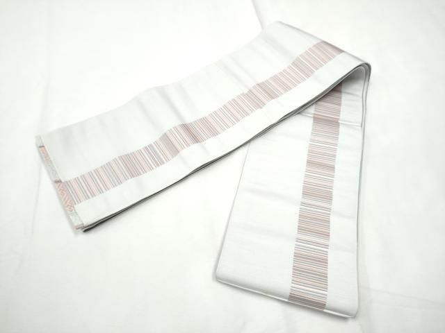 平和屋着物●本場筑前博多織　半幅帯　舞桜間道　正絹　逸品　CABF5357hy 平和屋着物○本場筑前博多織 半幅帯 正絹 逸品 吉祥間道 CABF5362hy