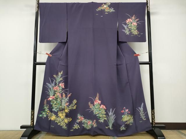 平和屋着物●訪問着　草花尽くし　正絹　逸品　CABF3282ut 平和屋着物○訪問着 草花尽くし 正絹 逸品 CABF3282ut - メルカリ