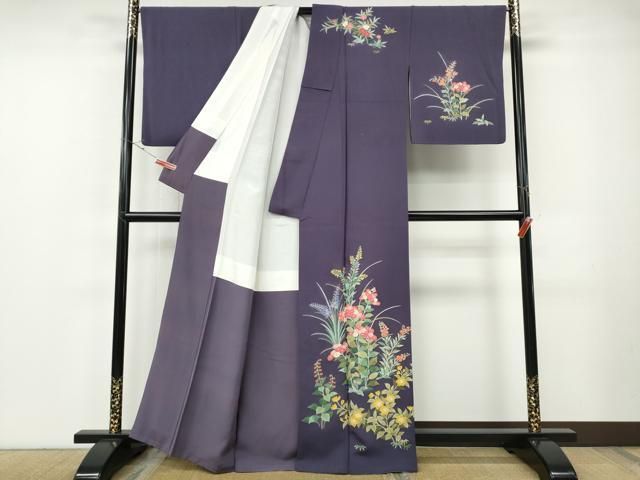 平和屋着物●訪問着　草花尽くし　正絹　逸品　CABF3282ut 平和屋着物○訪問着 草花尽くし 正絹 逸品 CABF3282ut - メルカリ