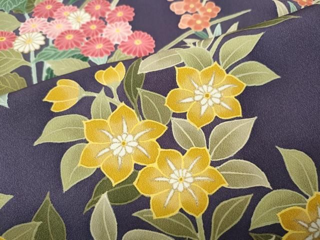 平和屋着物●訪問着　草花尽くし　正絹　逸品　CABF3282ut 平和屋着物○訪問着 草花尽くし 正絹 逸品 CABF3282ut - メルカリ