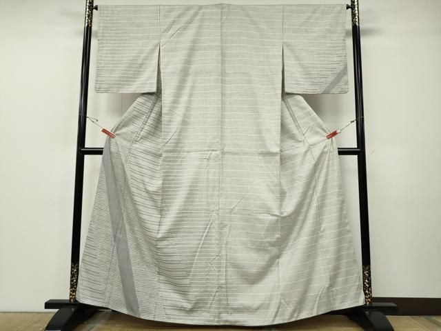平和屋着物●訪問着　紬地　吉祥横段文　正絹　逸品　CABF3320ut 平和屋着物○訪問着 紬地 吉祥横段文 正絹 逸品 CABF3320ut - メルカリ