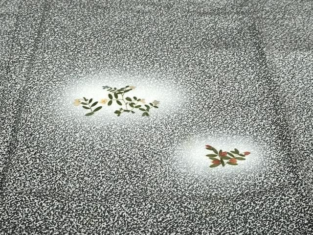 平和屋着物●訪問着　作家物　押し花　草花文　蛍暈し　正絹　逸品　DABD9423ud 平和屋着物□訪問着 扇面草花文 暈し染め 正絹 逸品 未使用 DABE6963zy