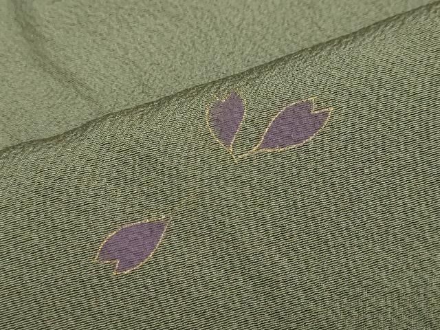平和屋着物○世界的人形師 辻村寿三郎 ジュサブロー 訪問着 舞桜文
