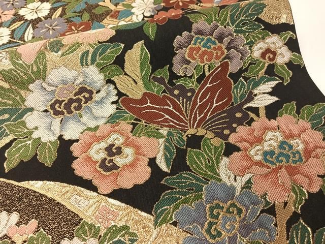 平和屋着物●六通柄袋帯　名繍錦　金糸　正絹　逸品　CABG1818vp 平和屋着物○六通柄袋帯 名繍錦 金糸 正絹 逸品 CABG1818vp - メルカリ
