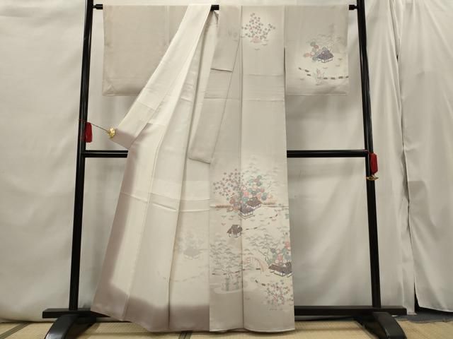 平和屋着物■訪問着　風景花文　暈し染め　正絹　逸品　AABI6397st 平和屋着物□訪問着 風景花文 暈し染め 正絹 逸品 AABI6397st - メルカリ