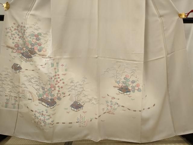 平和屋着物■訪問着　風景花文　暈し染め　正絹　逸品　AABI6397st 平和屋着物□訪問着 風景花文 暈し染め 正絹 逸品 AABI6397st - メルカリ