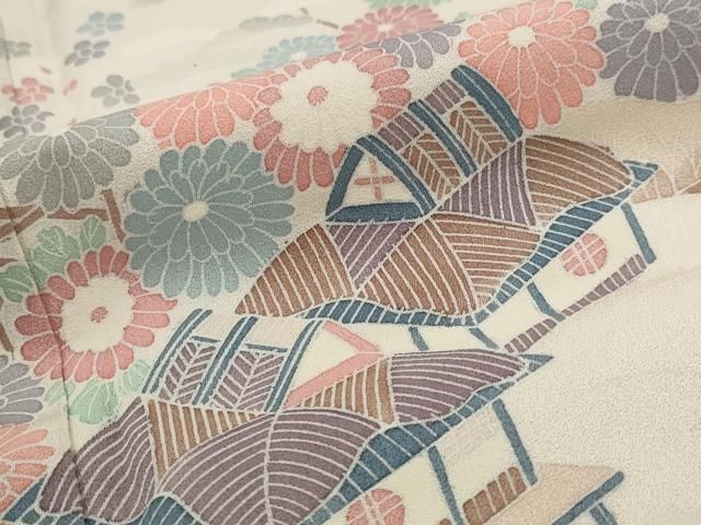平和屋着物■訪問着　風景花文　暈し染め　正絹　逸品　AABI6397st 平和屋着物□訪問着 風景花文 暈し染め 正絹 逸品 AABI6397st - メルカリ