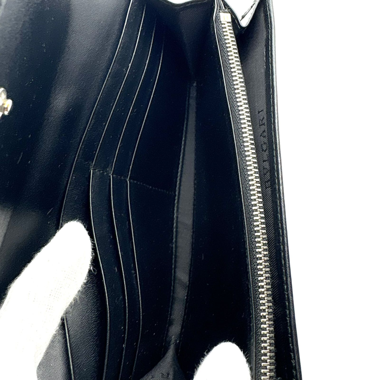 美品 】BVLGARI ブルガリ ヘリンボーン ウィークエンド 長財布 PVC