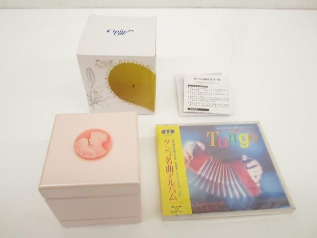 民音 BOX型オルゴール 母 ピンク/未開封 CD 名曲ホームライブラリー6