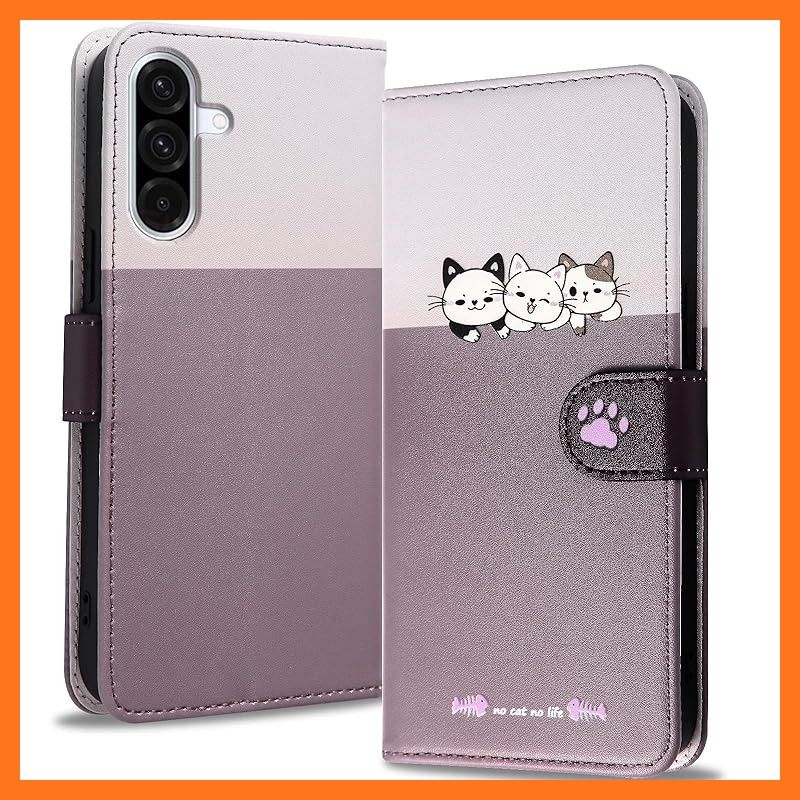 【新品】 Reddylin 対応 Galaxy S26 ケース 手帳型 かわいい猫 ギャラクシーs26 ケース 手帳型 財布型 TPU素材 全面保護 カード収納 galaxy s26 手帳型ケース galaxys26 カバー 可愛い スタンド機能 gala 1