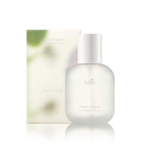 라도르 (Lador) 퍼퓸 헤어 오일, 한국 화장품, 노 린스 트리트먼트, 헤어 케어, 데미지 케어, 헤어 에센스, 샤이니 헤어 향수 (80ml, 엔젤 무게) @d4cd83f8