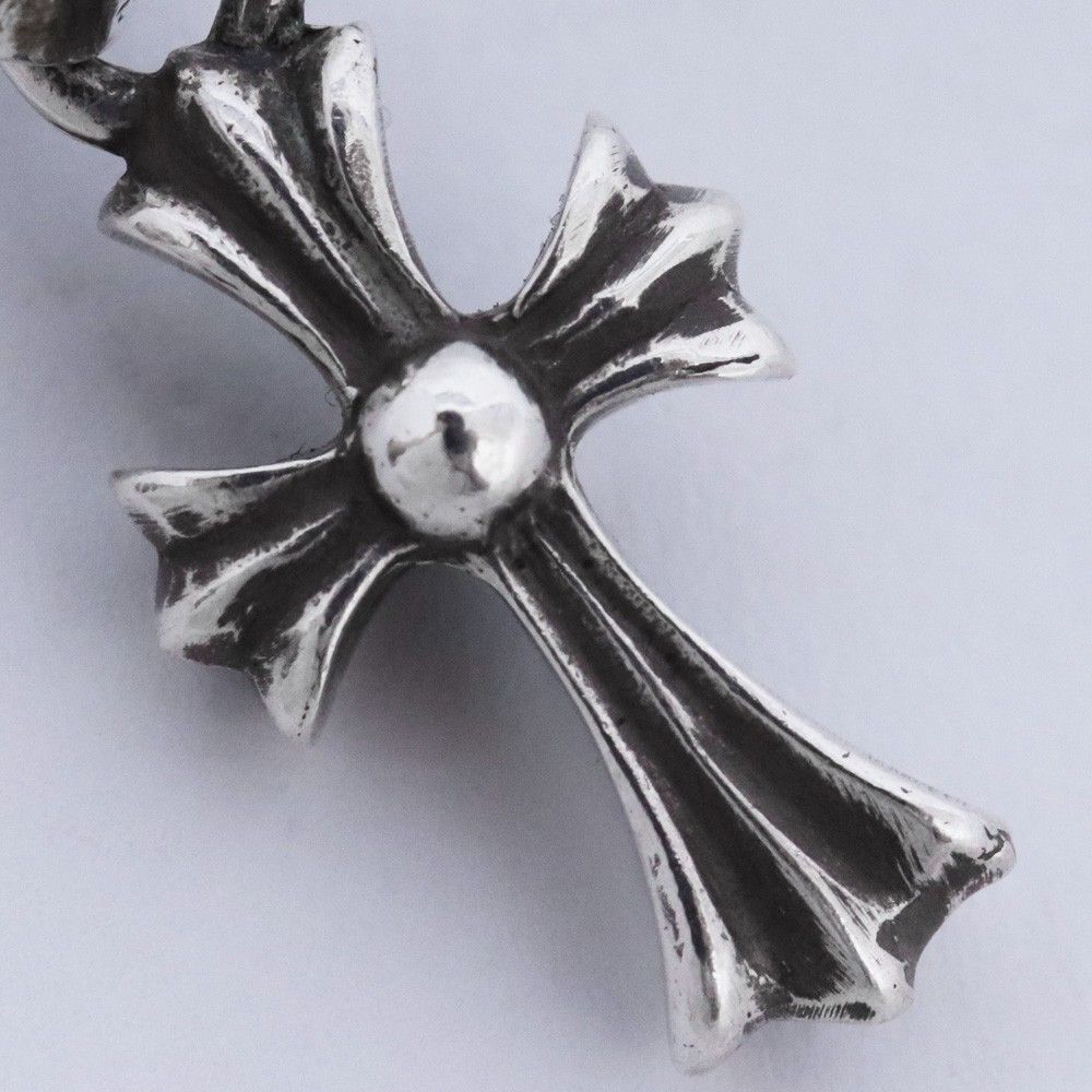 CHROME HEARTS CHクロスベビーファットドロップイヤリング シルバー