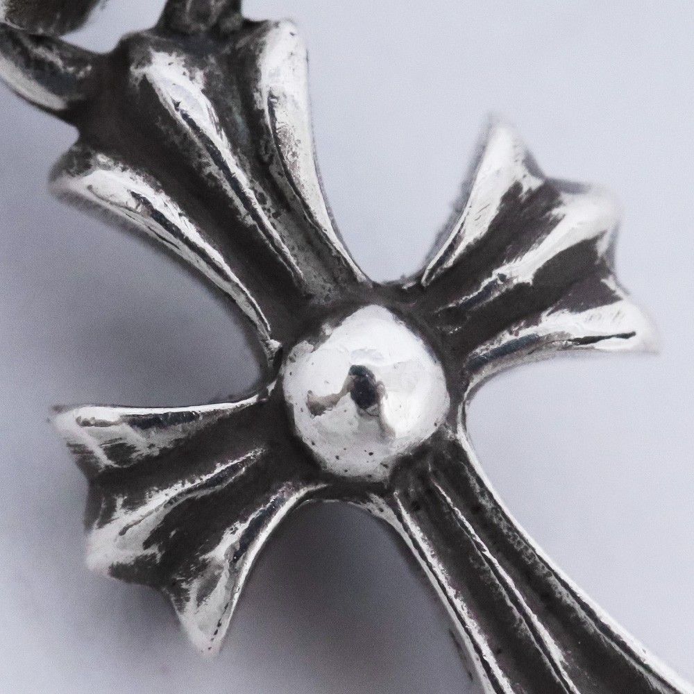 CHROME HEARTS CHクロスベビーファットドロップイヤリング シルバー