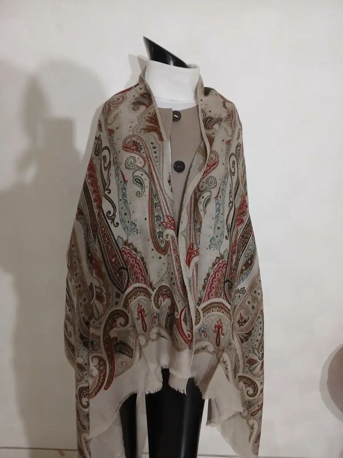 ETRO エトロ シルク カシミア ショール - メルカリ