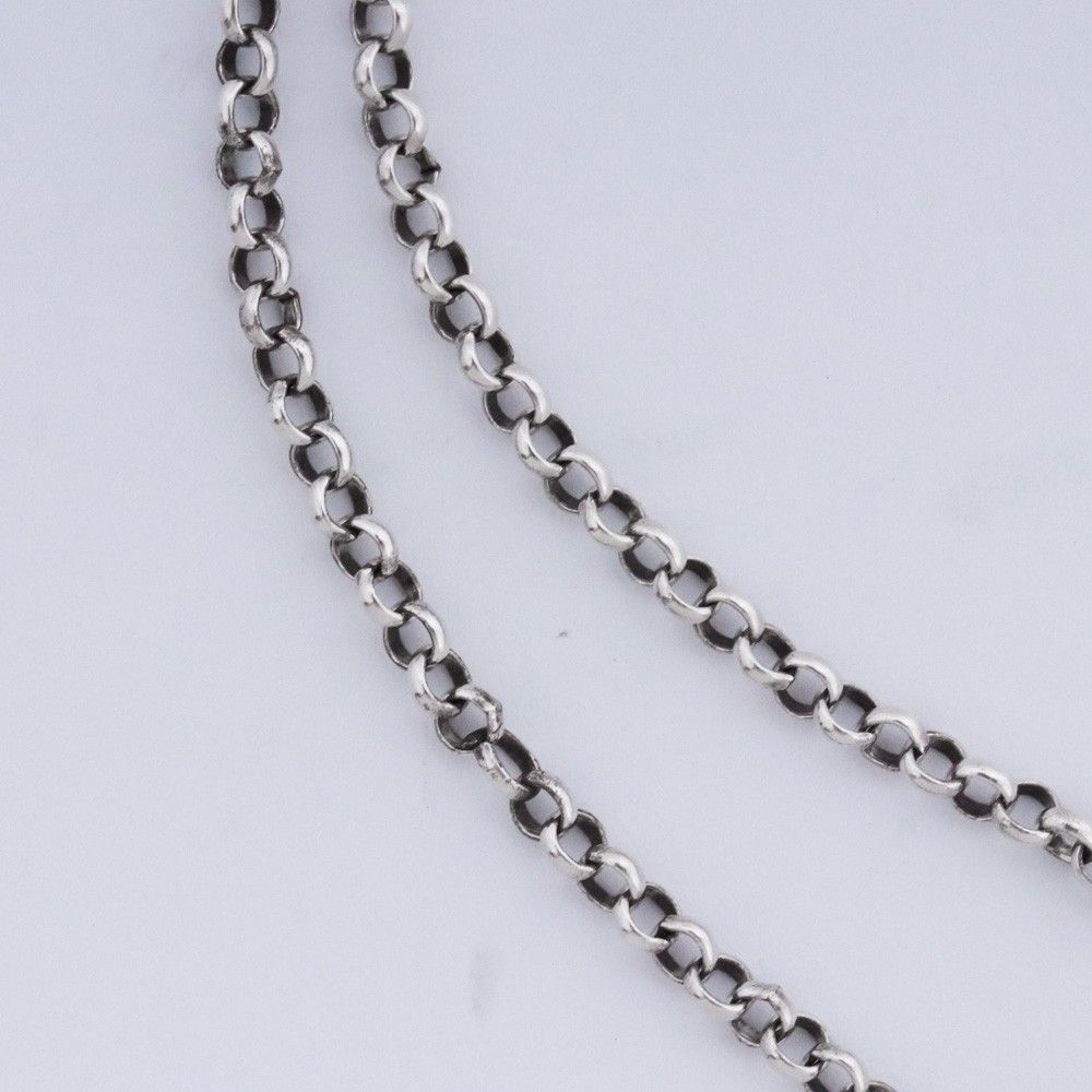 CHROME HEARTS ネックレス ロールチェーン 16インチ シルバー - メルカリ