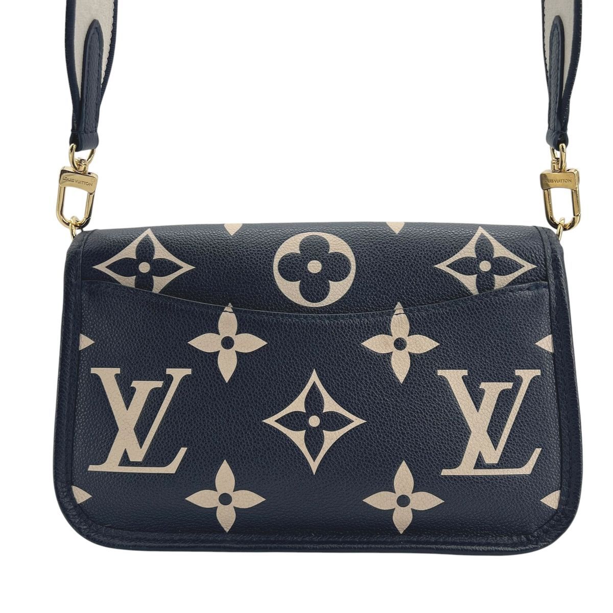 【中古】 LOUIS VUITTON ルイ・ヴィトン  M47161 ショルダーバッグ バイカラーアンプラント 2Way ディアヌNm PM ネイビー ベージュ レディース 26010742 CA 中古】 LOUIS VUITTON ルイ・ヴィトン M47161 ショルダーバッグ バイ