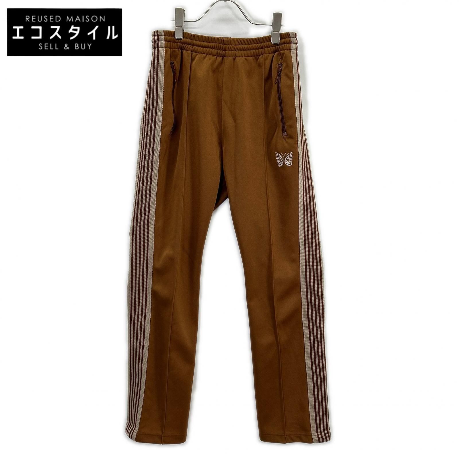 needles ニードルズ CH224 ﾌﾞﾗｳﾝ Narrow Track Pant XS - メルカリ