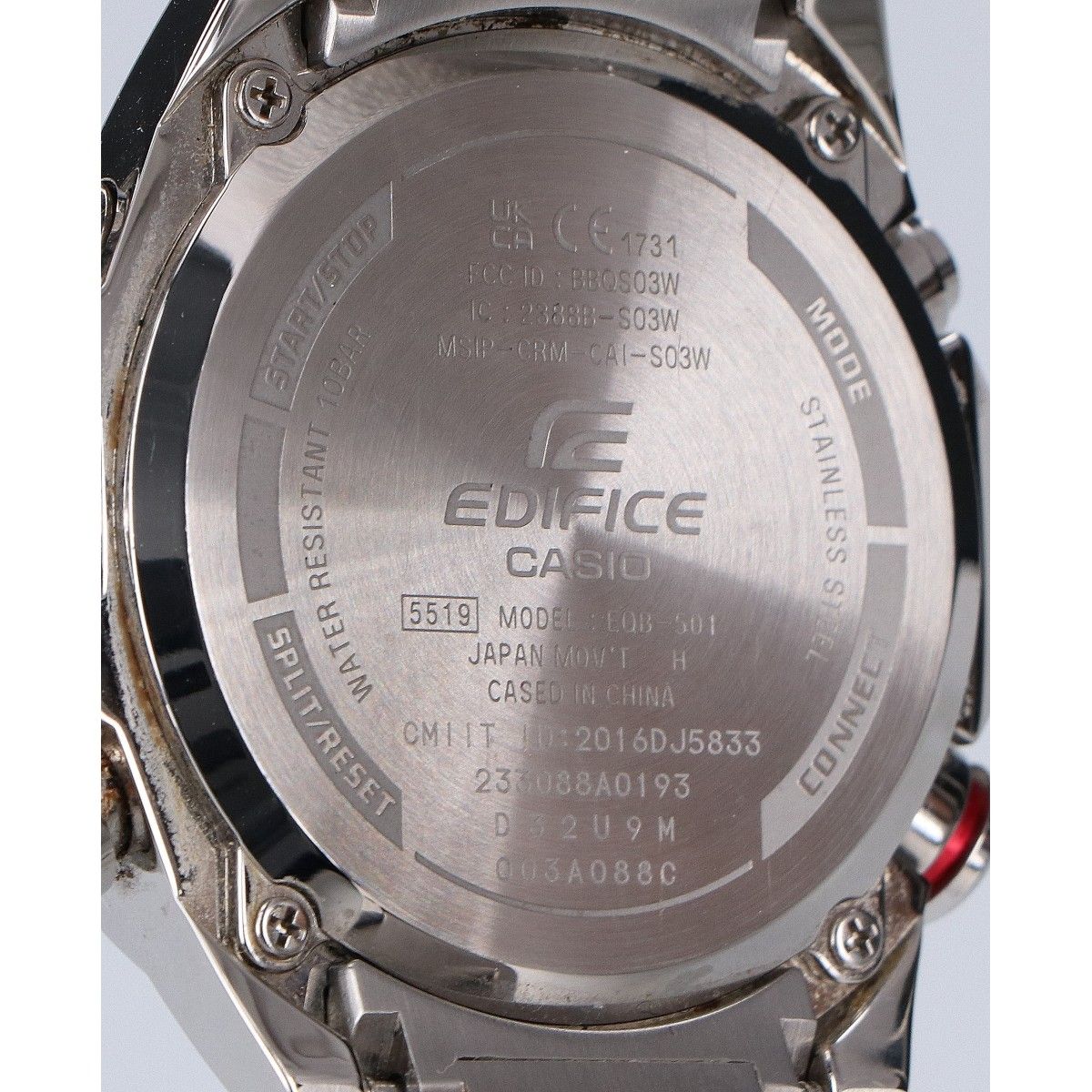 CASIO カシオ EQB-501XD-1AJF ﾌﾞﾗｯｸ文字盤 ｴﾃﾞｨﾌｨｽ ﾀｲﾑﾄﾗﾍﾞﾗｰ 電波ｿｰﾗｰ 