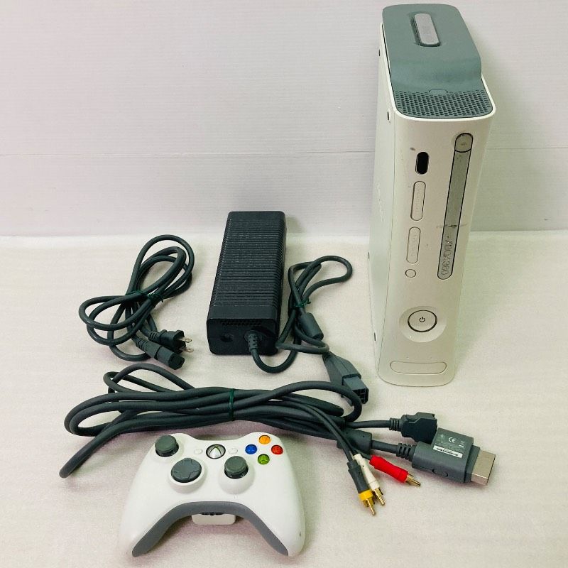 【動作確認済み】【すぐ遊べる】Microsoft xbox360 console 60GB HDD ホワイト エックスボックス360 コンソール マイクロソフト GX12
