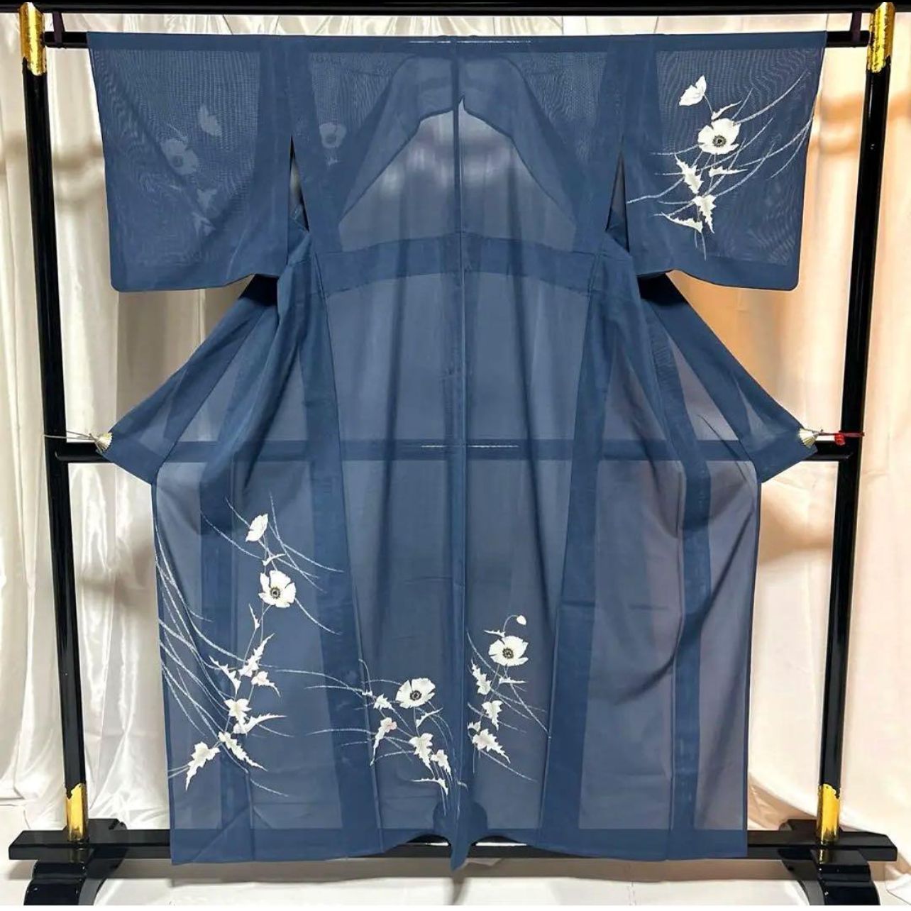 美品　夏着物　正絹　絽　訪問着　フルセット　4点 正絹絽袋帯 美品 夏着物 正絹 絽 訪問着 フルセット 4点 正絹絽袋帯 - メルカリ
