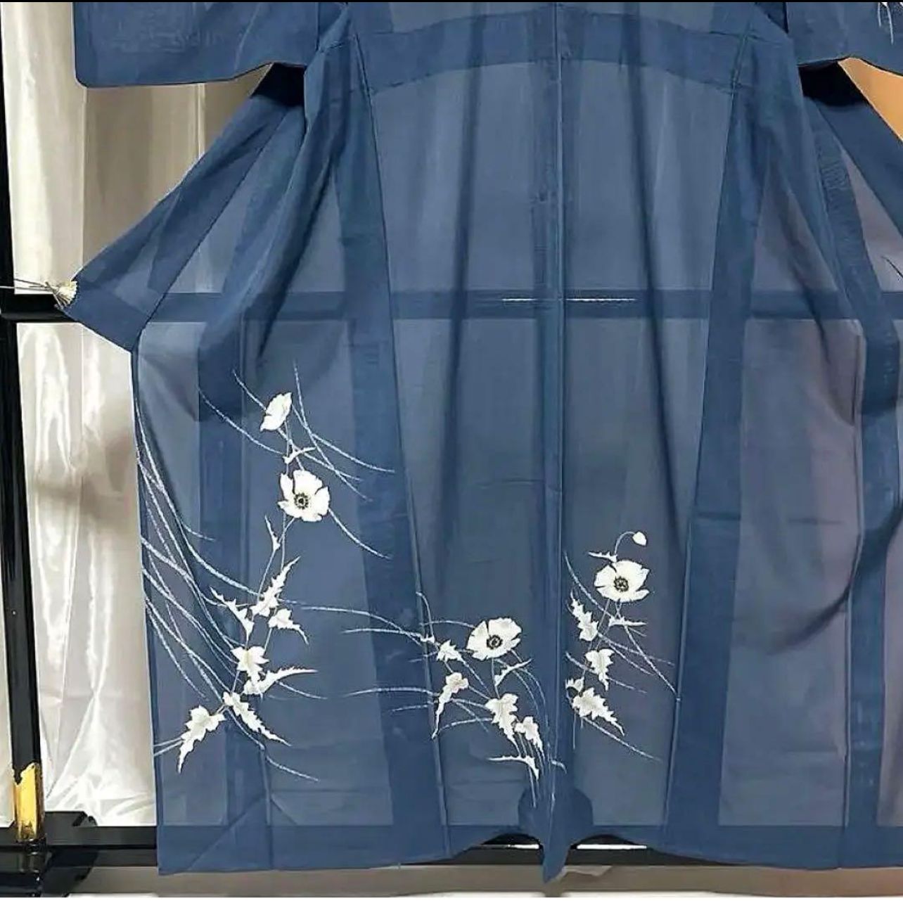 美品 夏着物 正絹 絽 訪問着 フルセット 4点 正絹絽袋帯 - メルカリ