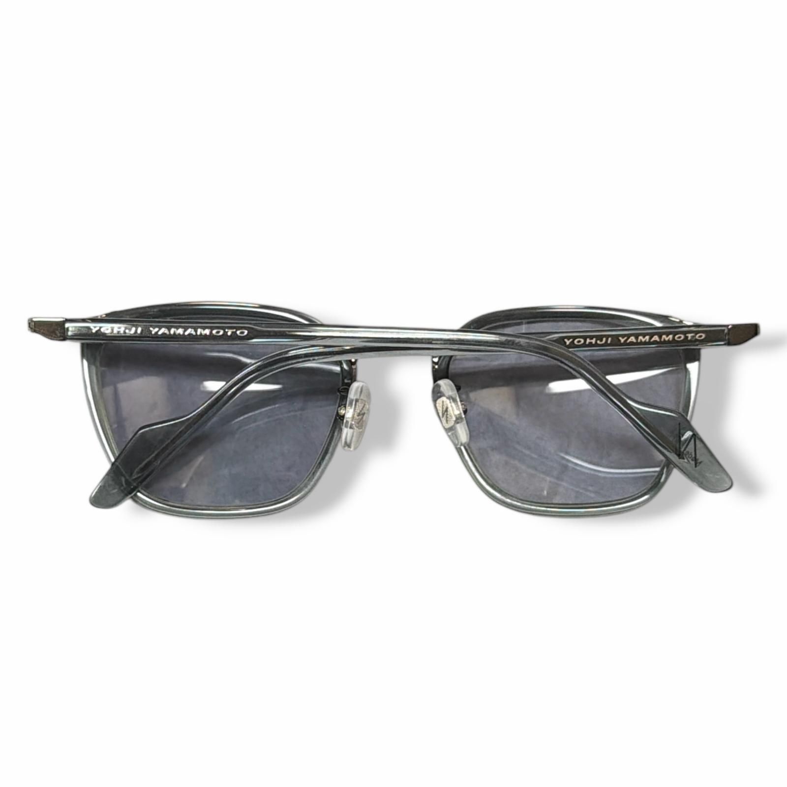 参考上代48400円 Yohji Yamamoto POUR HOMME TITANIUM ACETATE OPTICAL COLORLENS Q サングラス アイウェア ヨウジヤマモトプールオム HL-G67-885 ブラック 50□21-145 （14231M） 参考上代48400円 Yohji Yamamoto POUR HOMME TITANIUM ACETATE OPTICAL