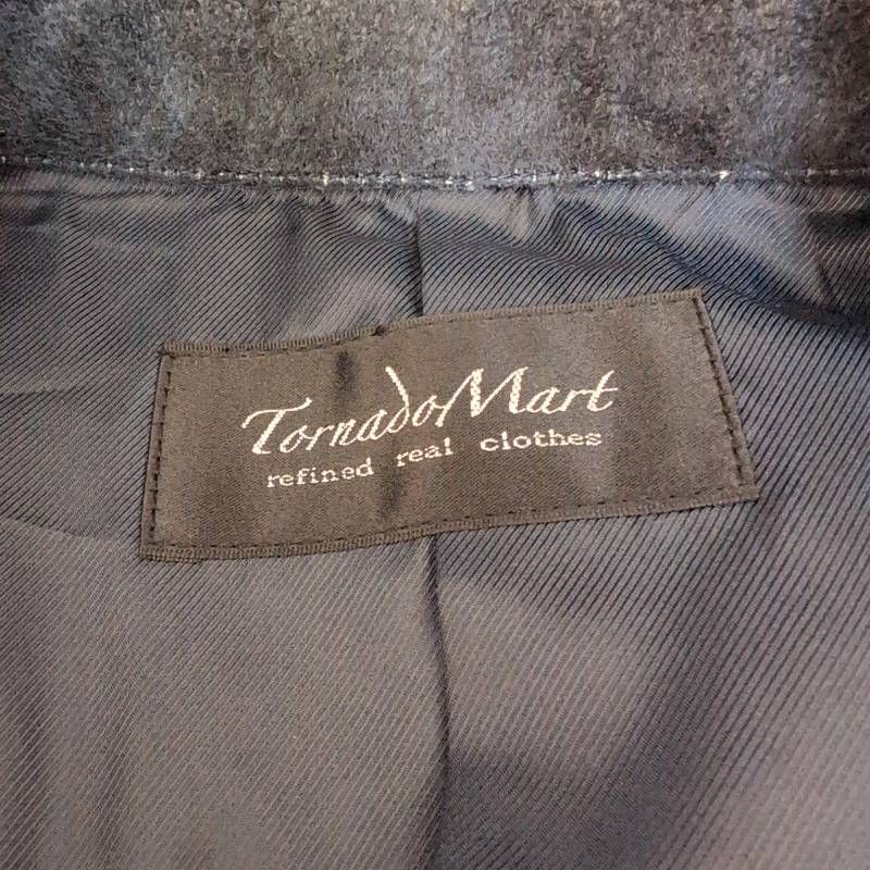 Tornado Mart Faux Suede Jacket Men's L Navy トルネードマート