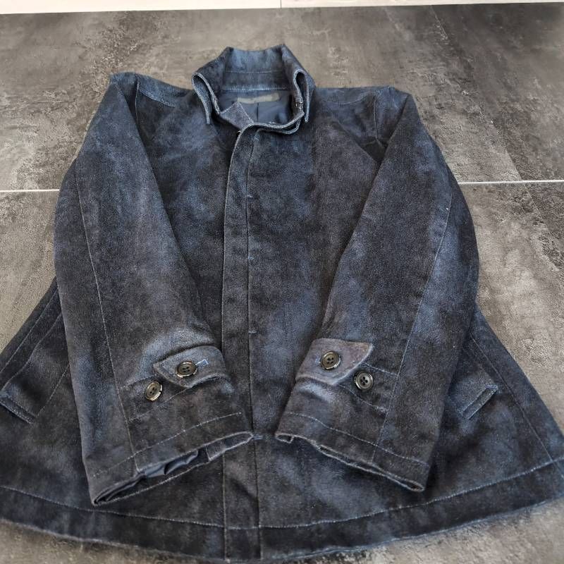 Tornado Mart Faux Suede Jacket Men's L Navy トルネードマート