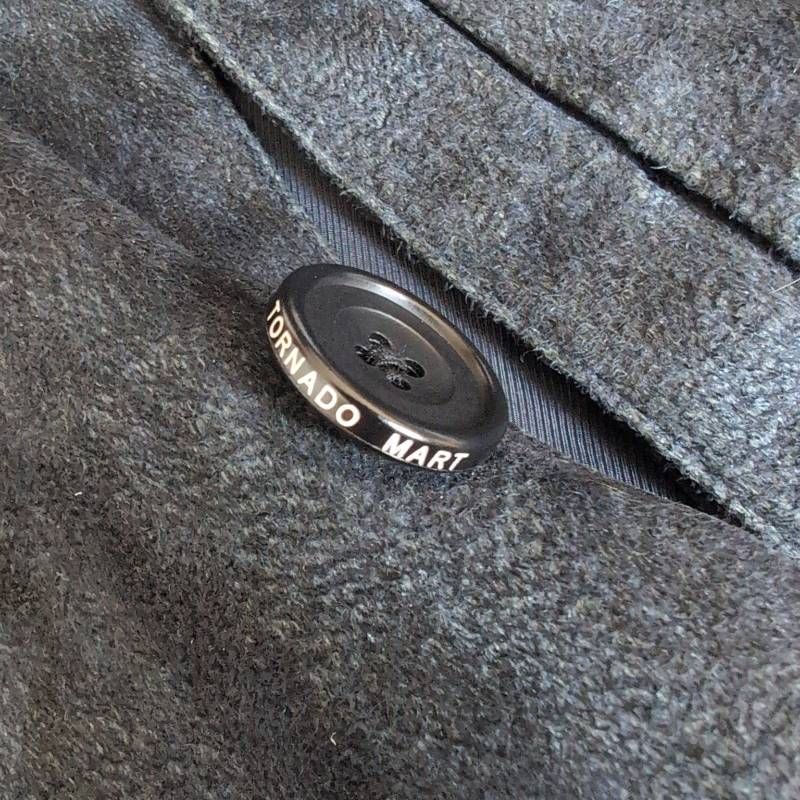 Tornado Mart Faux Suede Jacket Men's L Navy トルネードマート