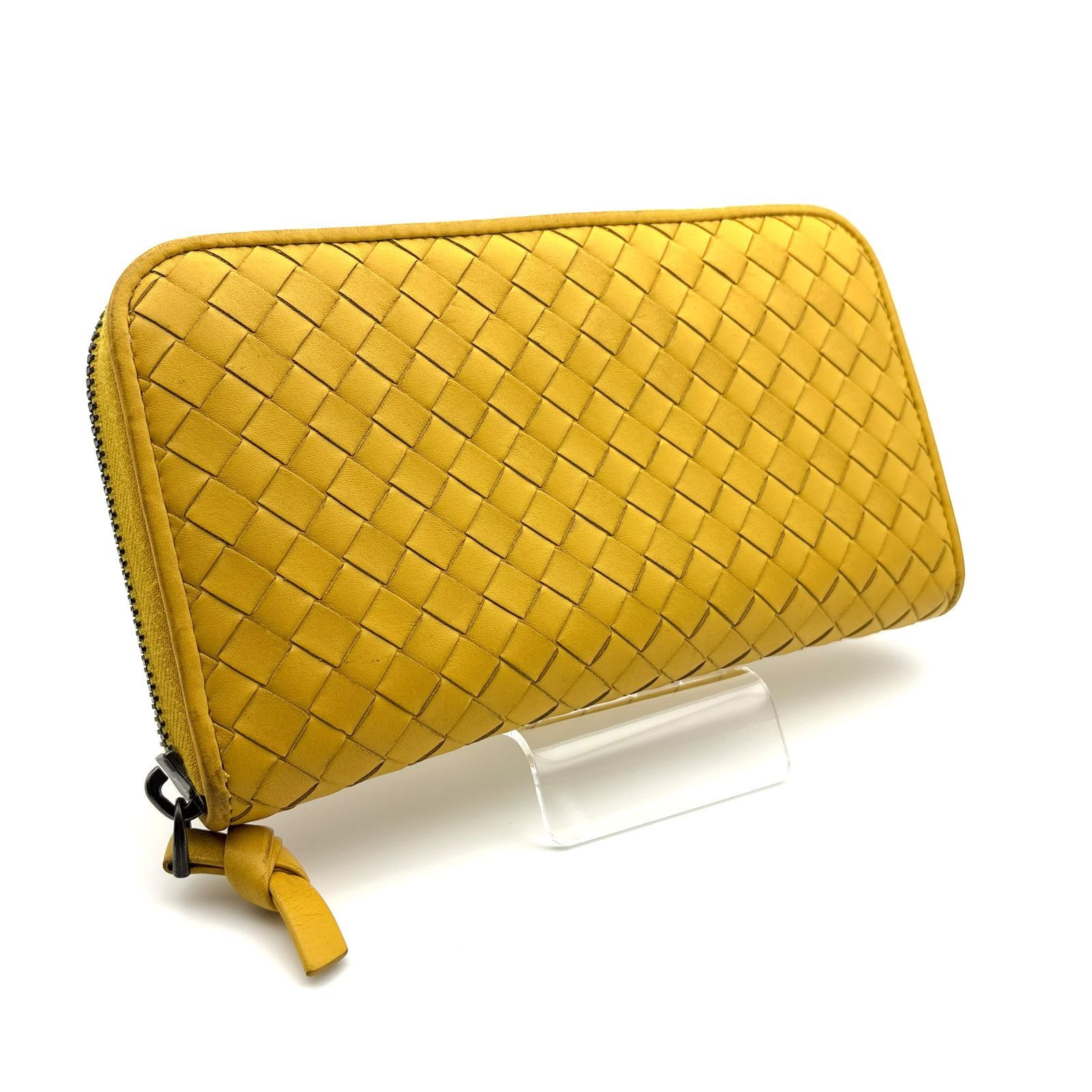 良品 】BOTTEGA VENETA ボッテガヴェネタ イントレチャート ラウンド 