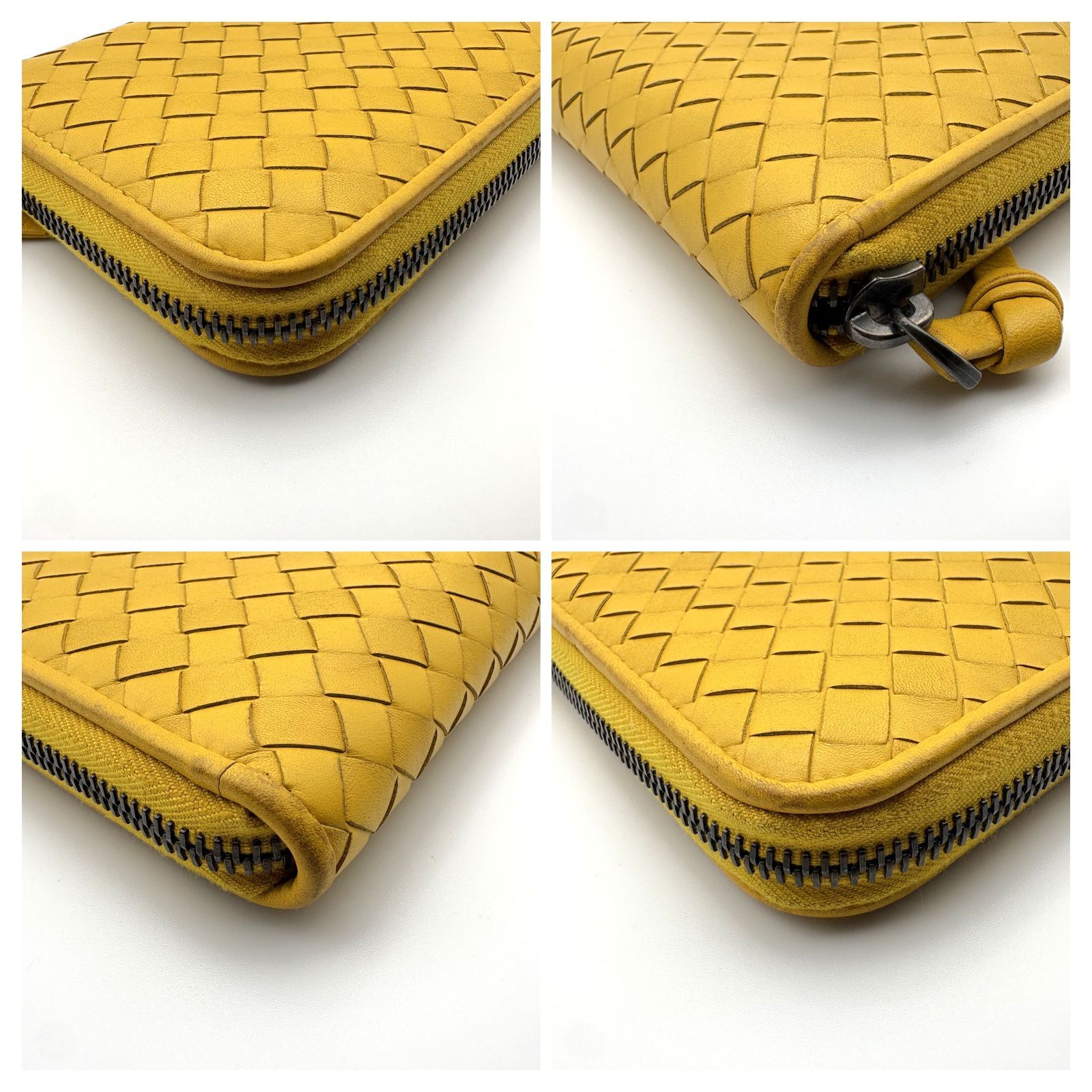 良品 】BOTTEGA VENETA ボッテガヴェネタ イントレチャート ラウンド 
