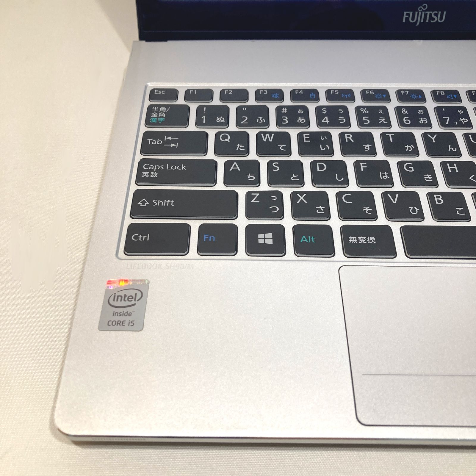 初心者✨オフィス・タッチパネルシルバーすぐ使えるノートパソコンD598